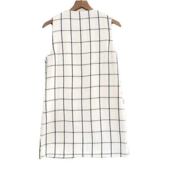 NEW Sanctuary Tweed Sleeveless White and Black Vest - Small - Picture 5 of 7